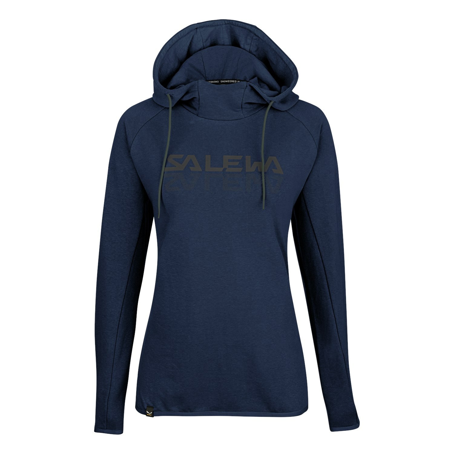 Női Salewa Pure Hemp Logo Hoodie Kapucnis Pulóver Sötétkék | 4328-WAOTK