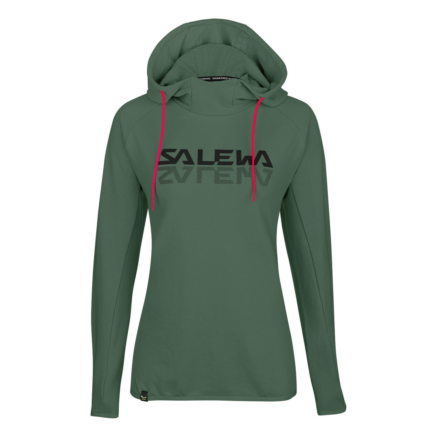 Női Salewa Pure Hemp Logo Hoodie Kapucnis Pulóver Zöld | 7421-PXZVF