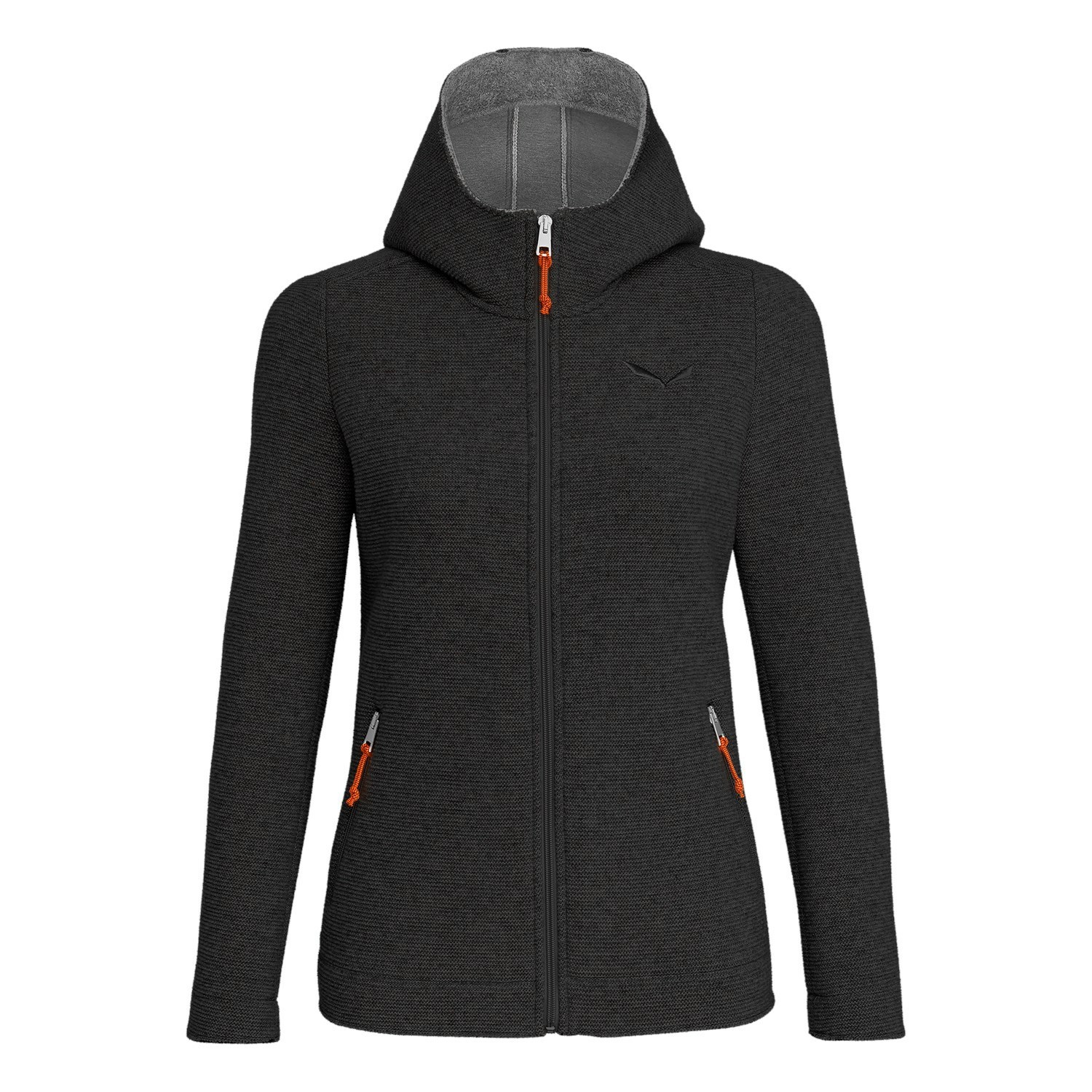 Női Salewa Sarner 2L Wool Csuklyás Jacket Pehelykabát Fekete | 1673-GOBWF