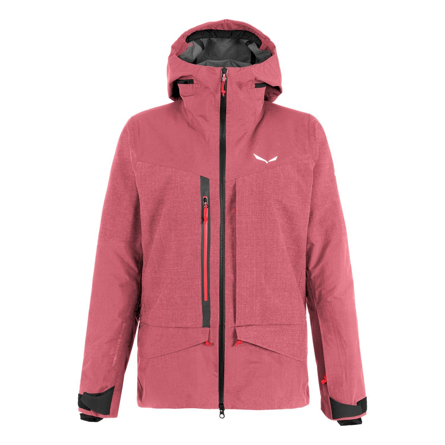 Női Salewa Sella Ski 3 Layers Powertex Responsive Hardshell Kabát Rózsaszín | 4729-TNLJD