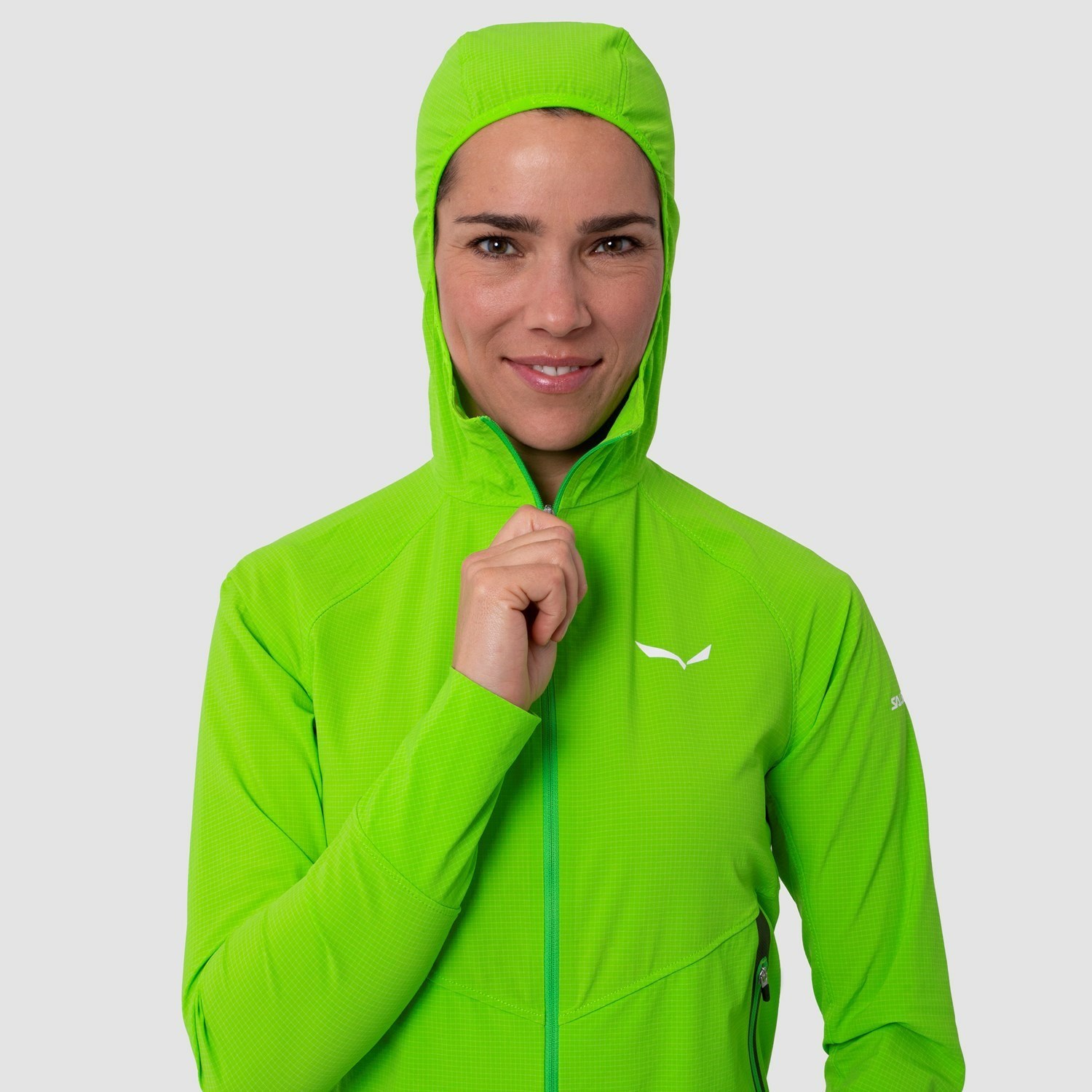 Női Salewa Sorapis Durastretch Jacket Softshell Kabát Zöld | 2147-SYQVG