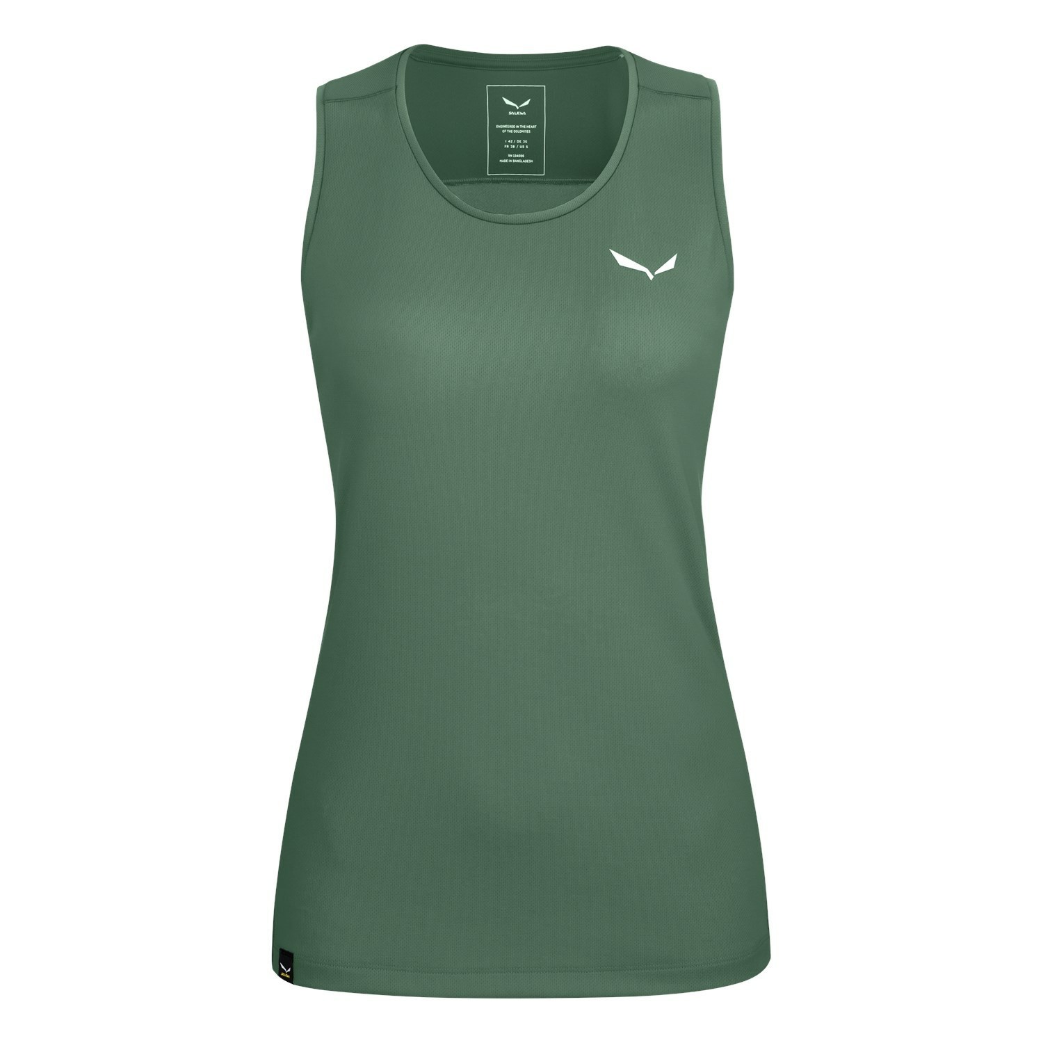 Női Salewa Sportos Dry Tanktop Pólók Zöld | 1402-SHRKJ