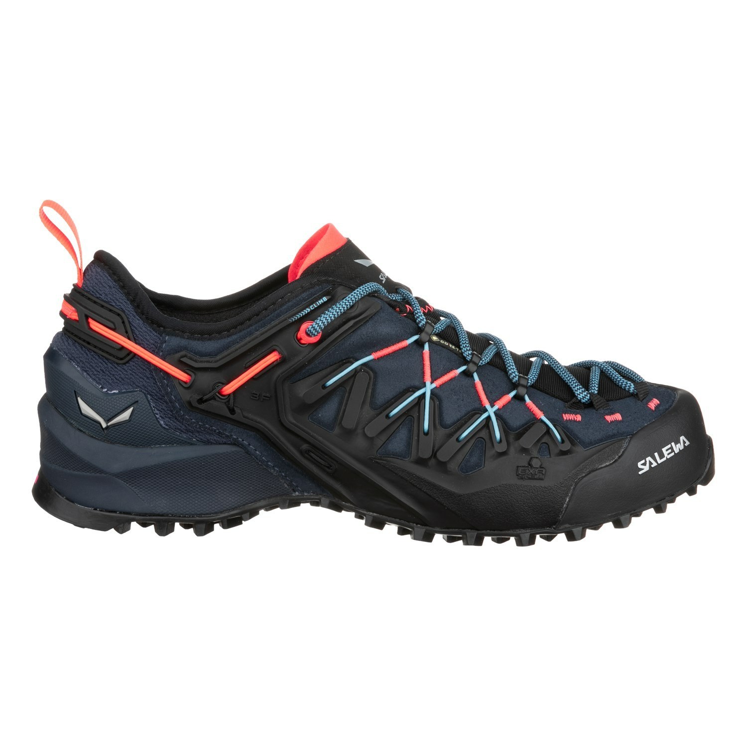 Női Salewa Wildfire Edge GORE-TEX® Túracipő Kék Fekete | 3528-IMCGN