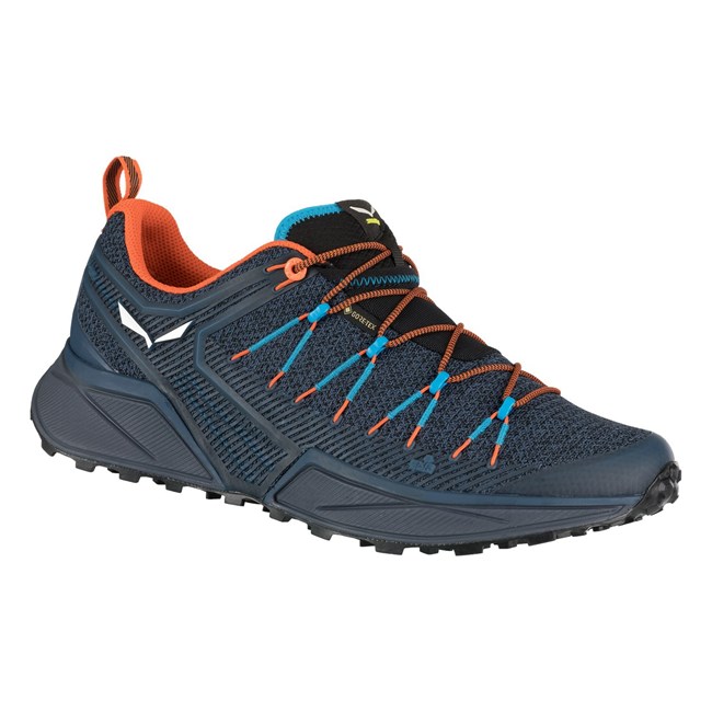 Férfi Salewa Dropline GORE-TEX® Túracipő Sötétkék | 5316-ZHCVQ