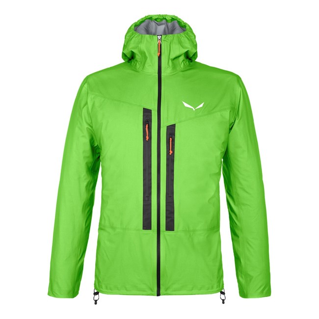 Férfi Salewa Lagorai GORE-TEX® Active Hardshell Kabát Zöld | 6781-OJECZ