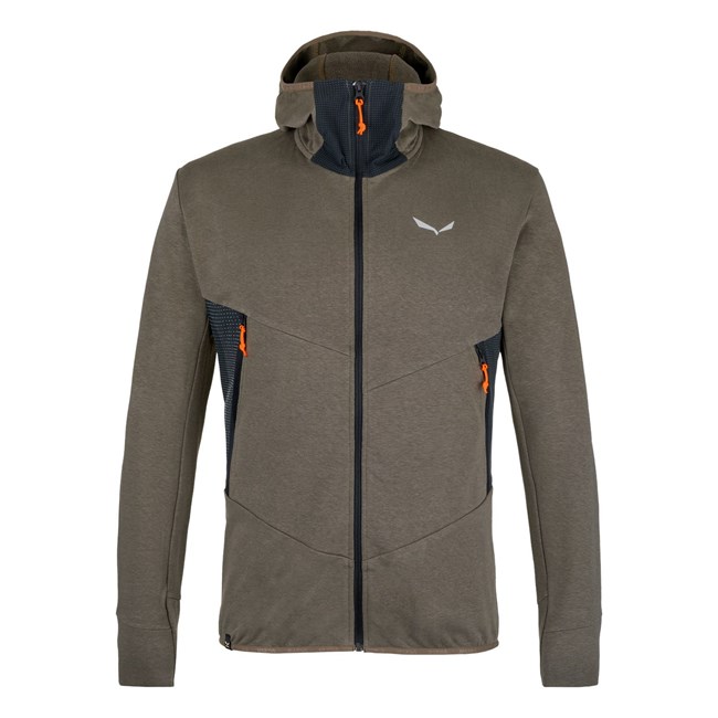 Férfi Salewa Lavaredo Hemp Csuklyás Jacket Kapucnis Pulóver Barna | 0487-CTEPX