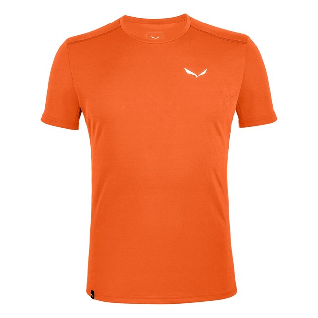 Férfi Salewa Sportos B 4 Dry T-shirt Rövid Ujjú Ing Narancssárga | 7158-OQVXE