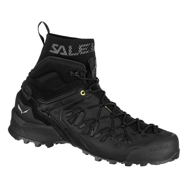 Férfi Salewa Wildfire Edge Mid GORE-TEX® Túracipő Fekete | 7851-AWNUB