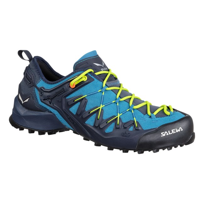 Férfi Salewa Wildfire Edge Túracipő Kék Fekete | 8901-ZEWOS