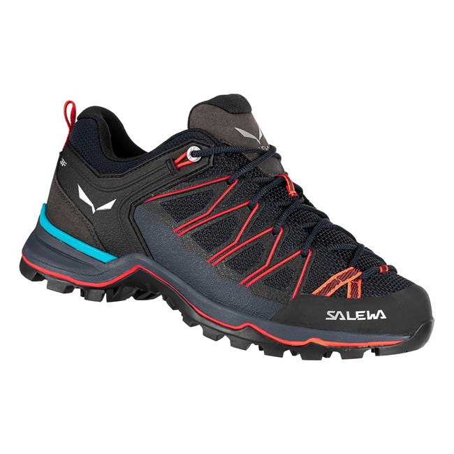 Női Salewa Mountain Trainer Lite Túrabakancs Fekete Sötétkék | 7061-SCMJK