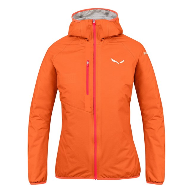 Női Salewa Puez Light Powertex Hardshell Kabát Narancssárga | 1056-OTPZF