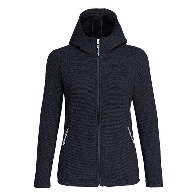 Női Salewa Sarner 2L Wool Csuklyás Jacket Pehelykabát Sötétkék | 5341-IBRLE